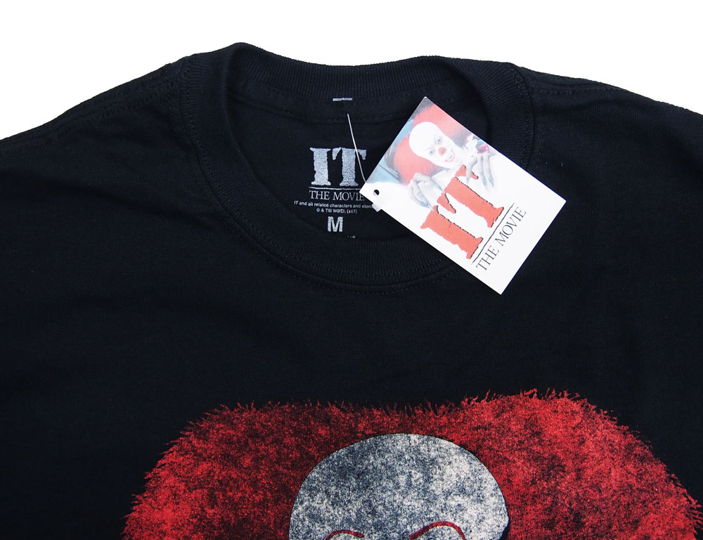IT-THE MOVIE ・PENNYWISE CLOWN LOGO Tシャツ ・オフィシャル T
