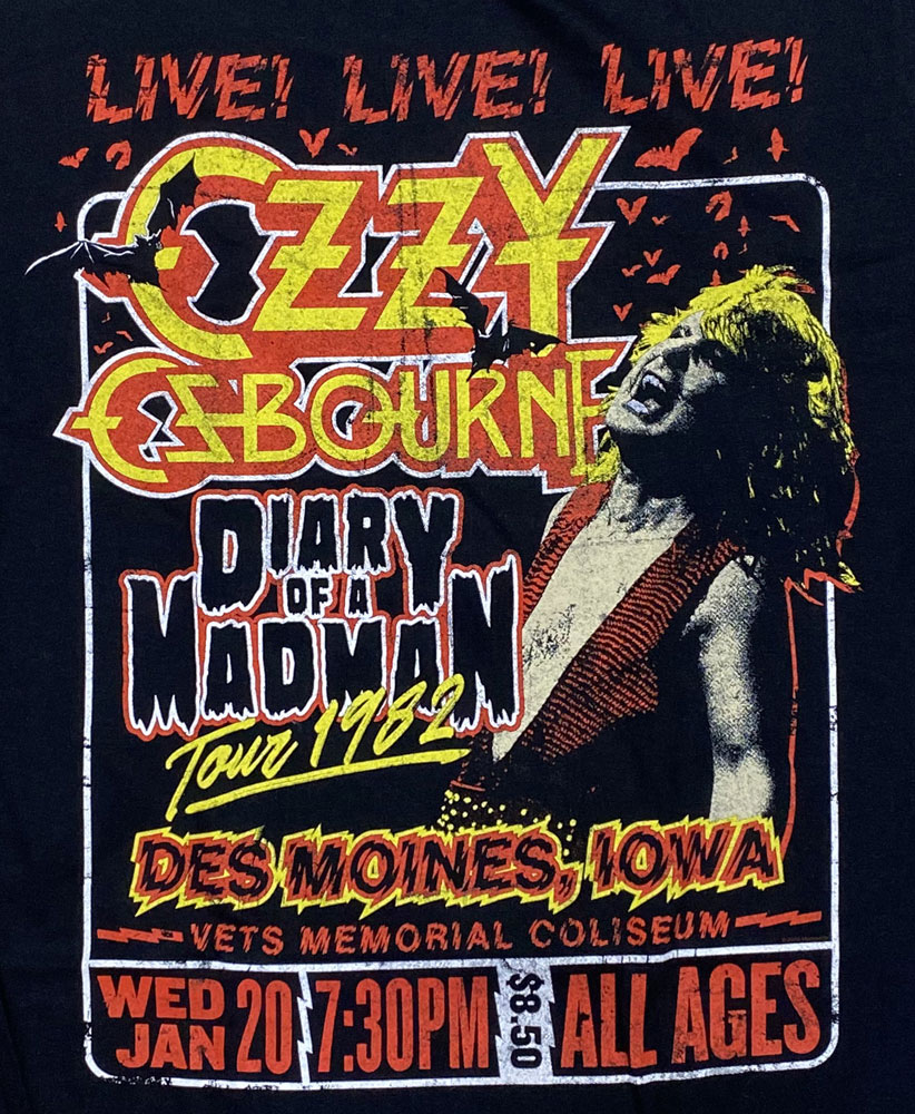  ܡOZZY OSBOURNEDAIARY OF A MADMAN TOURTġ᥿T