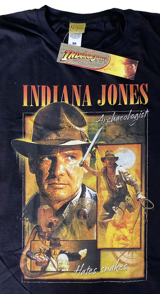 インディ・ジョーンズ・INDIANA JONES ・HOMAGE・UK版・Tシャツ・映画Tシャツ・オフィシャルTシャツ