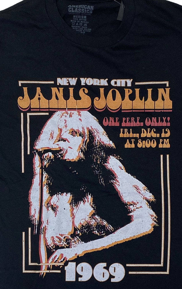 ˥ ץJANIS JOPLINNEW YORKTġåT