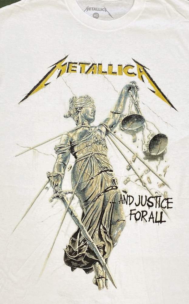 ᥿ꥫMETALLICAJUSTICE FOR ALL ALBUM COVERU.S.A.ǡTġåT