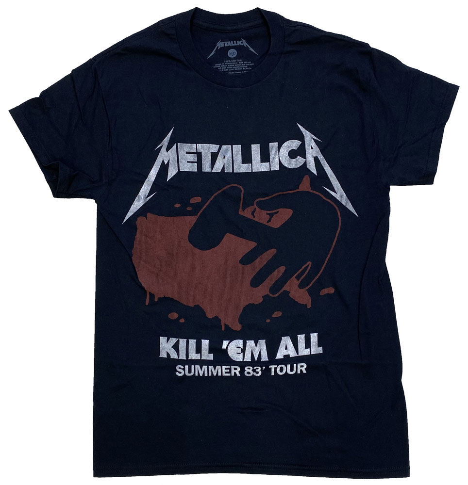 ᥿ꥫMETALLICAKILL THEM ALL TOUR 1983U.S.A.ǡTġåT