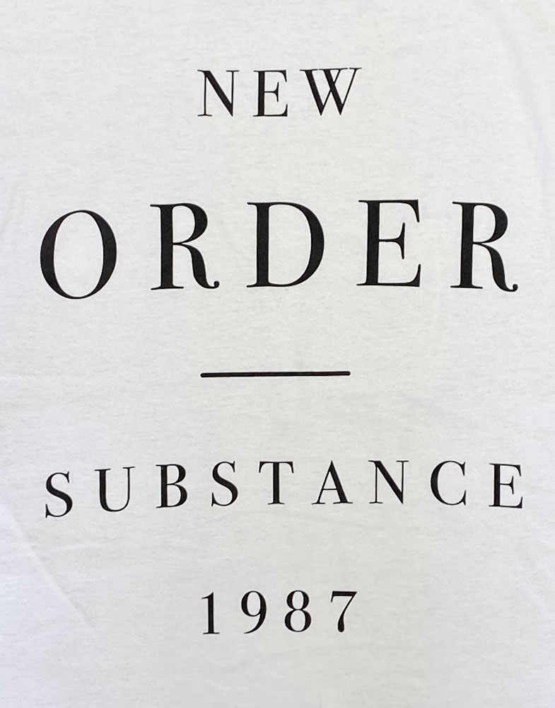 ˥塼NEW ORDERSUBSTANCETġåT