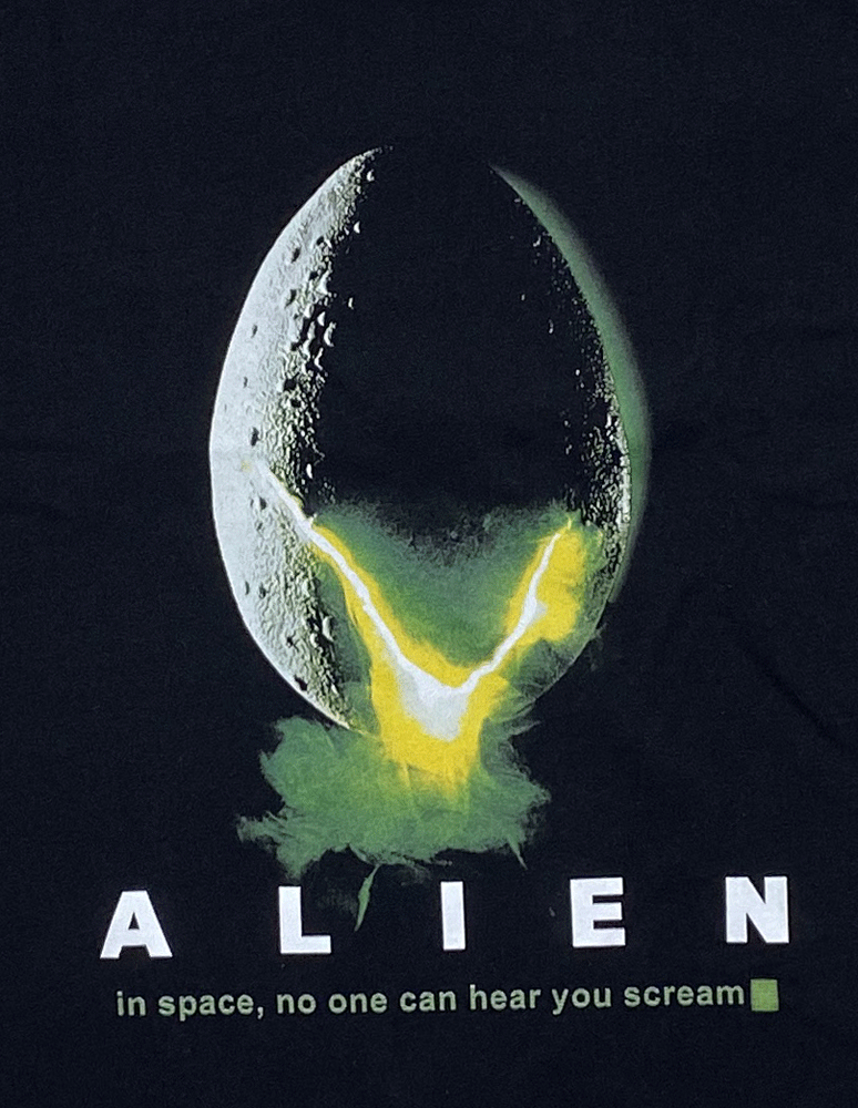 ALIEN・エイリアン・POSTER・UK版・Tシャツ・映画Tシャツ