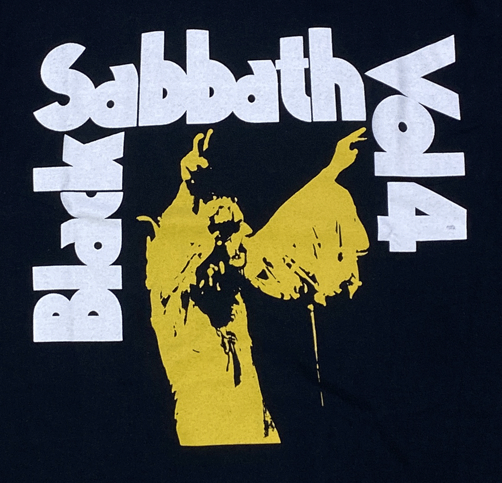 �֥�å� ���Х���BLACK SABBATH��VOL.4.���֥�å���USA�ǡ�T����ġ��Х��T�����