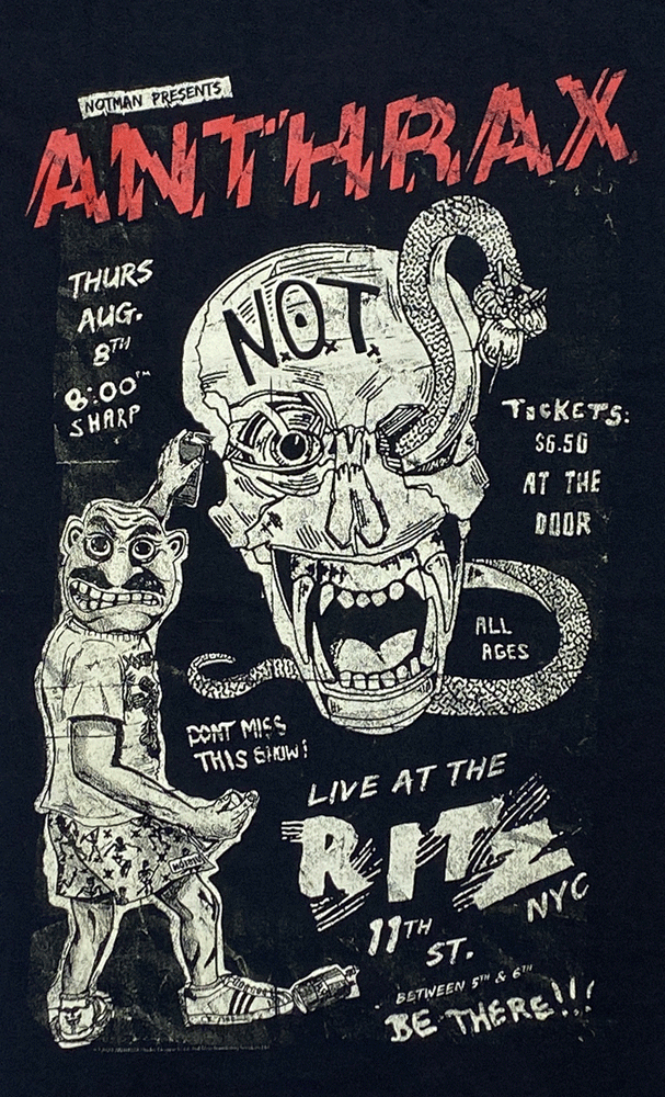 ���󥹥�å�����ANTHRAX��LIVE AT RITZ��T����ġ��᥿��T����ġ����ե������ �Х��T�����