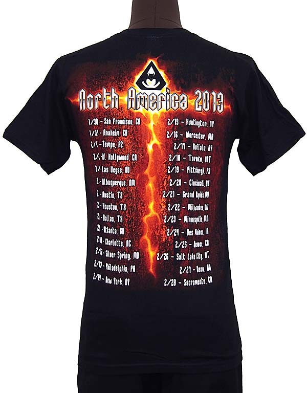 OVERKILLBAT SKULL OF FIRE B/P TOUR DATES 2013 ХT 