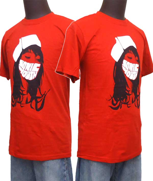 SONIC YOUTHRED NURSE MEN'S T