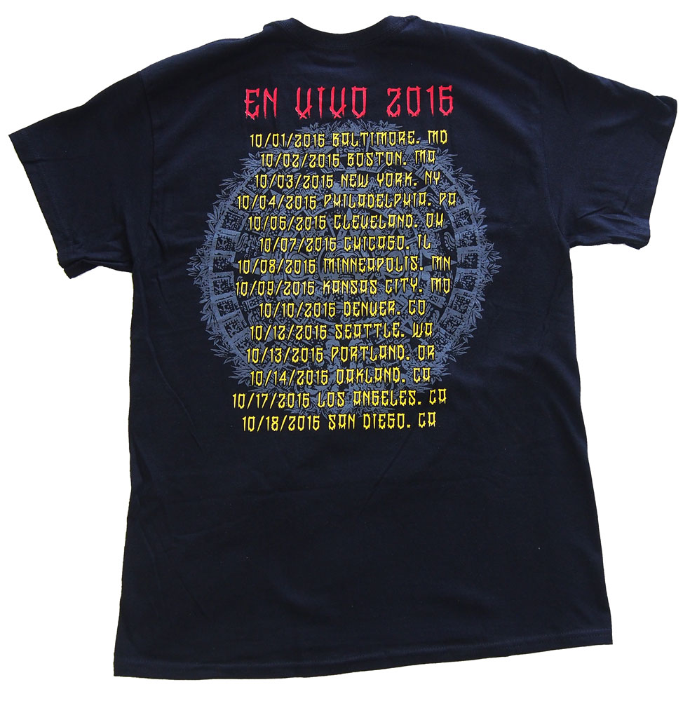 ブルへリア・BRUJERIA・EN VIVO 2016 TOUR Tシャツ,オフィシャル商品