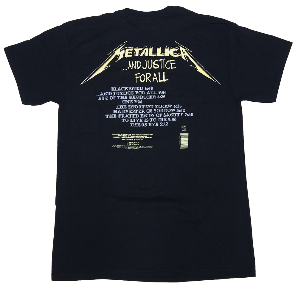 ᥿ꥫMETALLICAAND JUSTICE FOR ALL TRACKS BLACK T