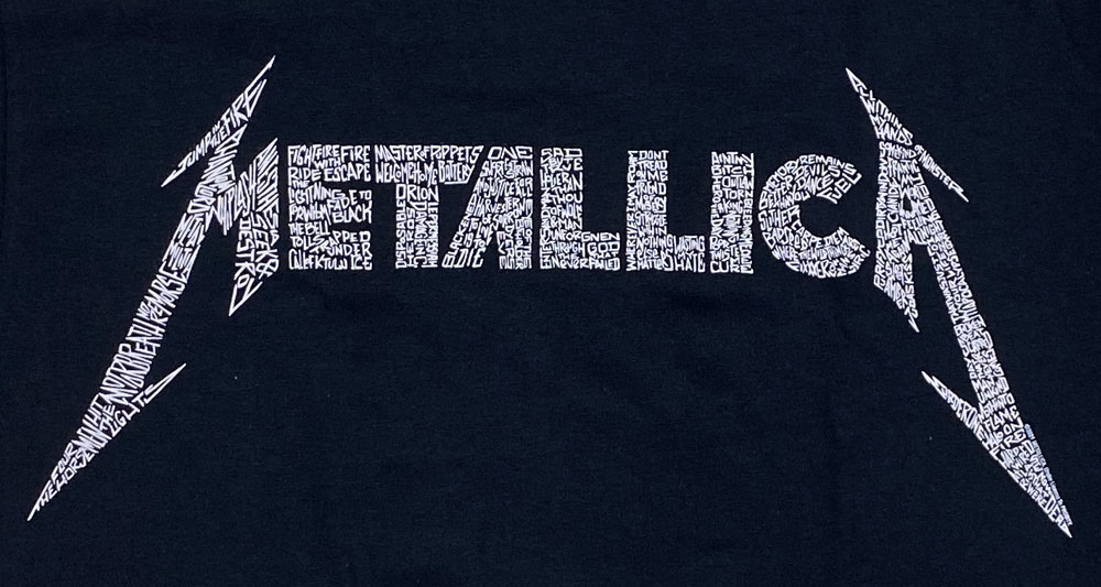 ᥿ꥫMETALLICASONGS LOGO 40TH ANNIVERSARYTġåT