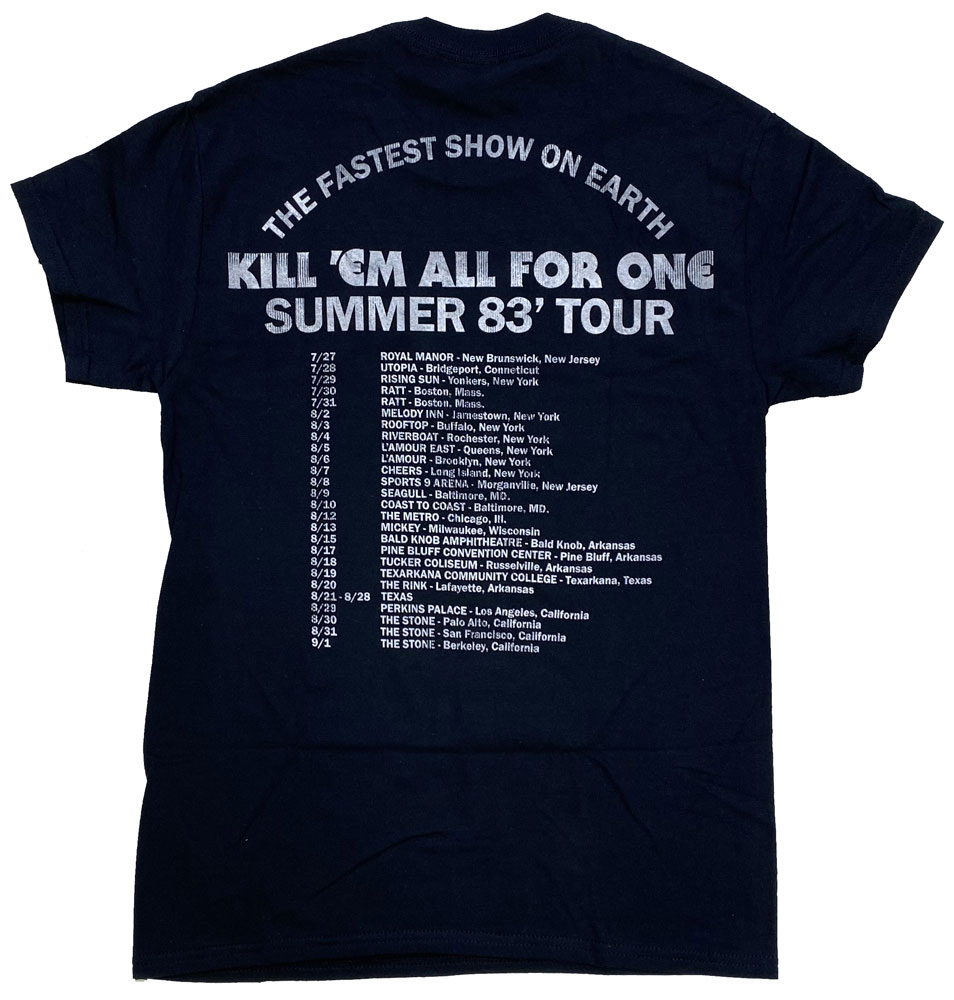 ᥿ꥫMETALLICAKILL THEM ALL TOUR 1983U.S.A.ǡTġåT