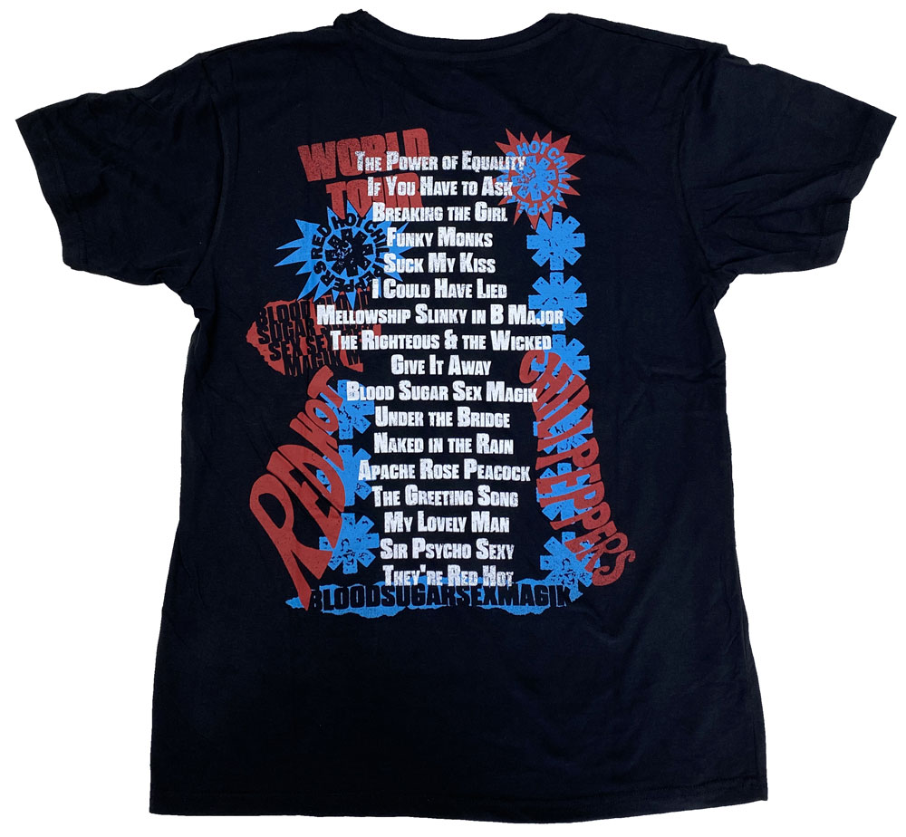RED HOT CHILI PEPPERS����åɥۥåɥ���ڥåѡ�����BLOOD SUGAR SEX MAGIK TRACKLIST��T����ġ��Х��T�����