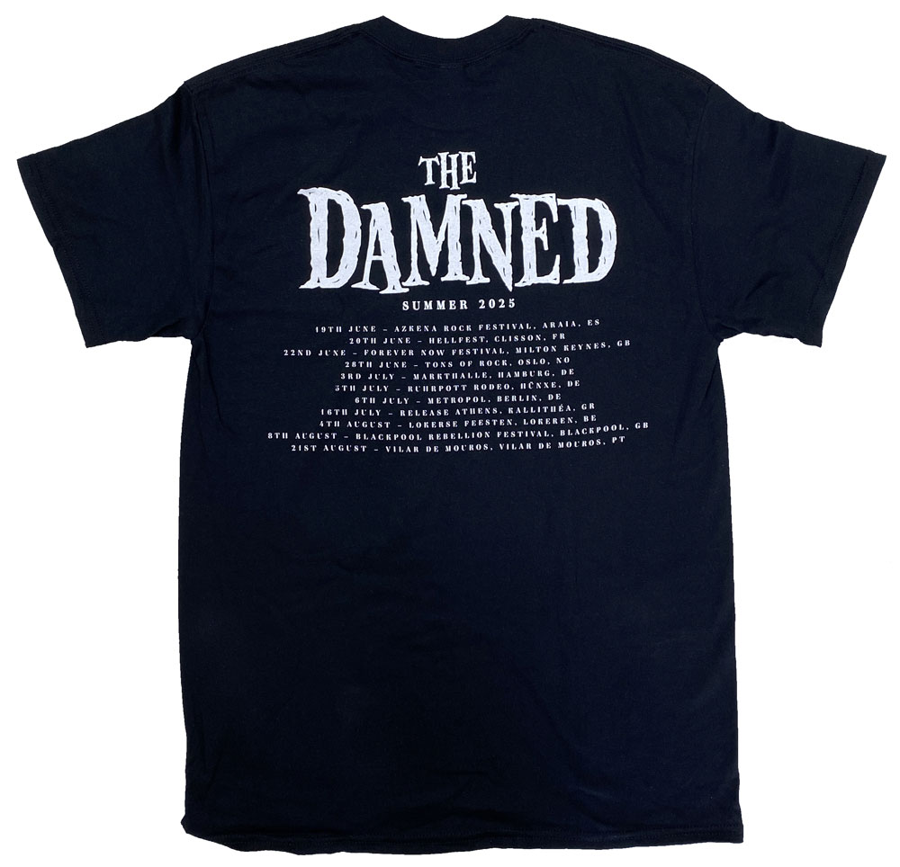 ����ɡ�DAMNED��LOGO��EU TOUR 2025��T����ġ����å�T�����
