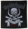 【MOTORHEAD】MARCH OR DIE PATCH  モーターヘッド刺繍ワッペン