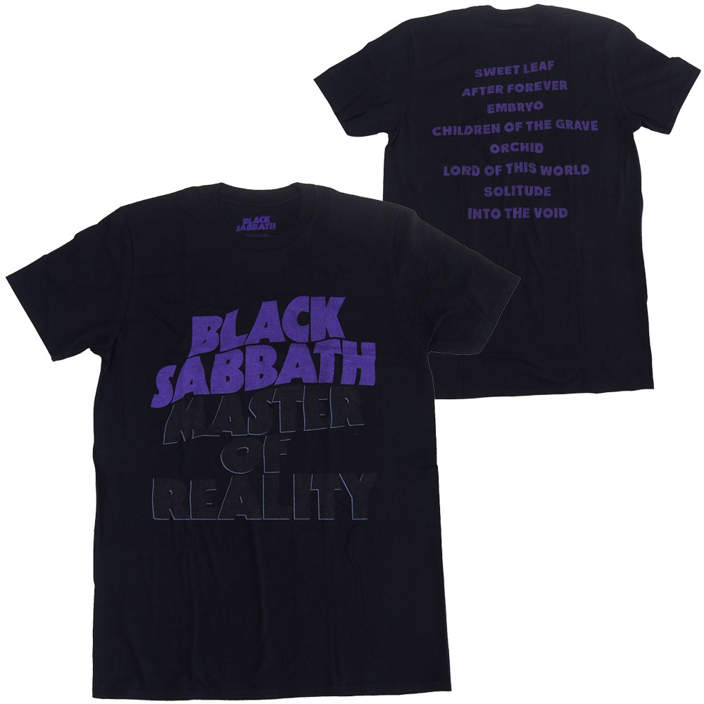 ブラック サバス・BLACK SABBATH・MASTER OF REALITY・Tシャツ・ バンドTシャツ