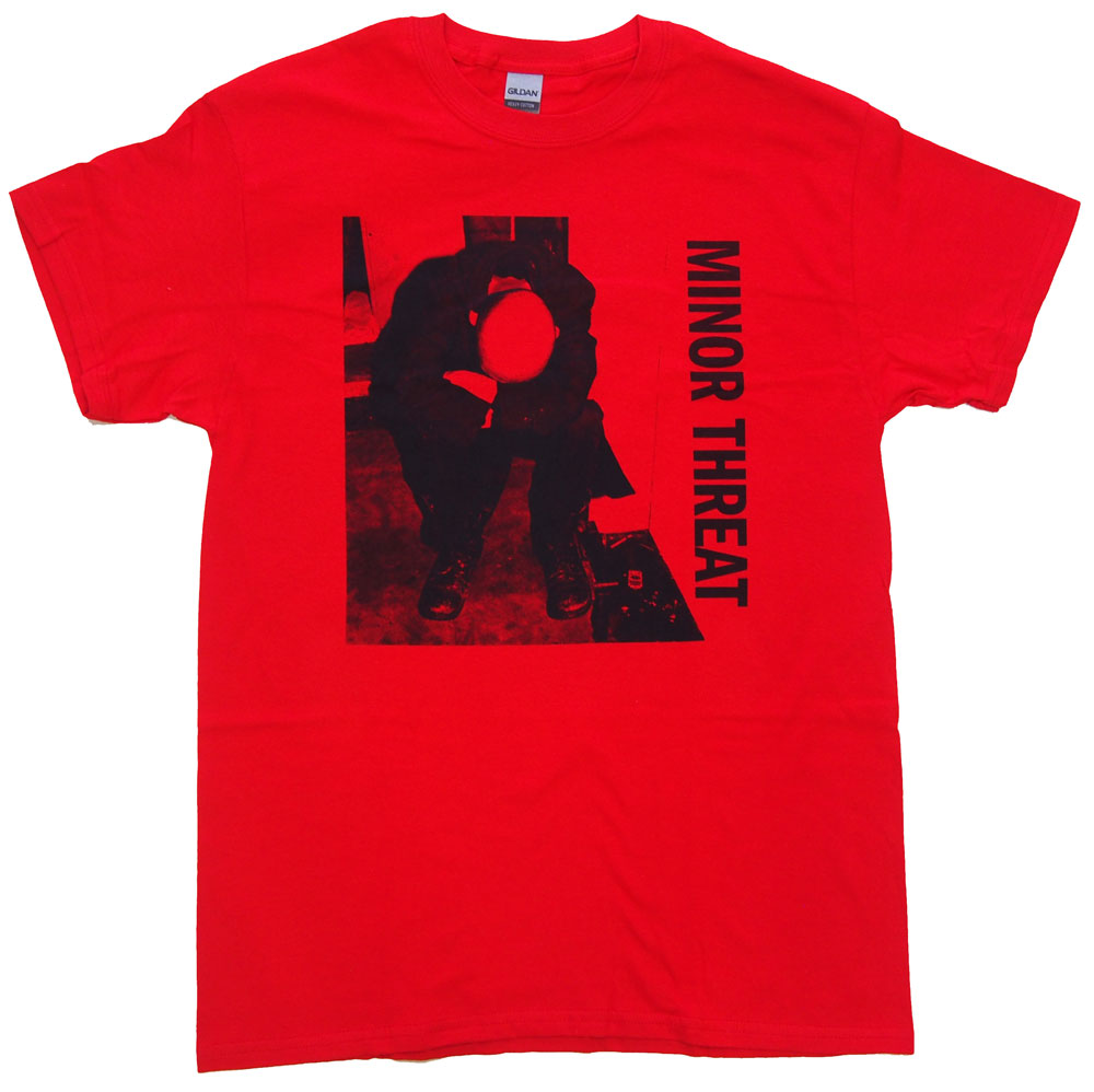 マイナースレート・MINOR THREAT・LP RED・Tシャツ・ロックTシャツ