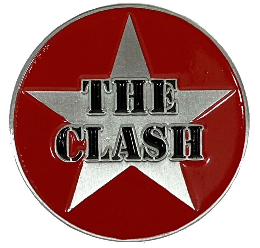 クラッシュ・THE CLASH・MILITARY LOGO・ピンズ・ ピンバッジ