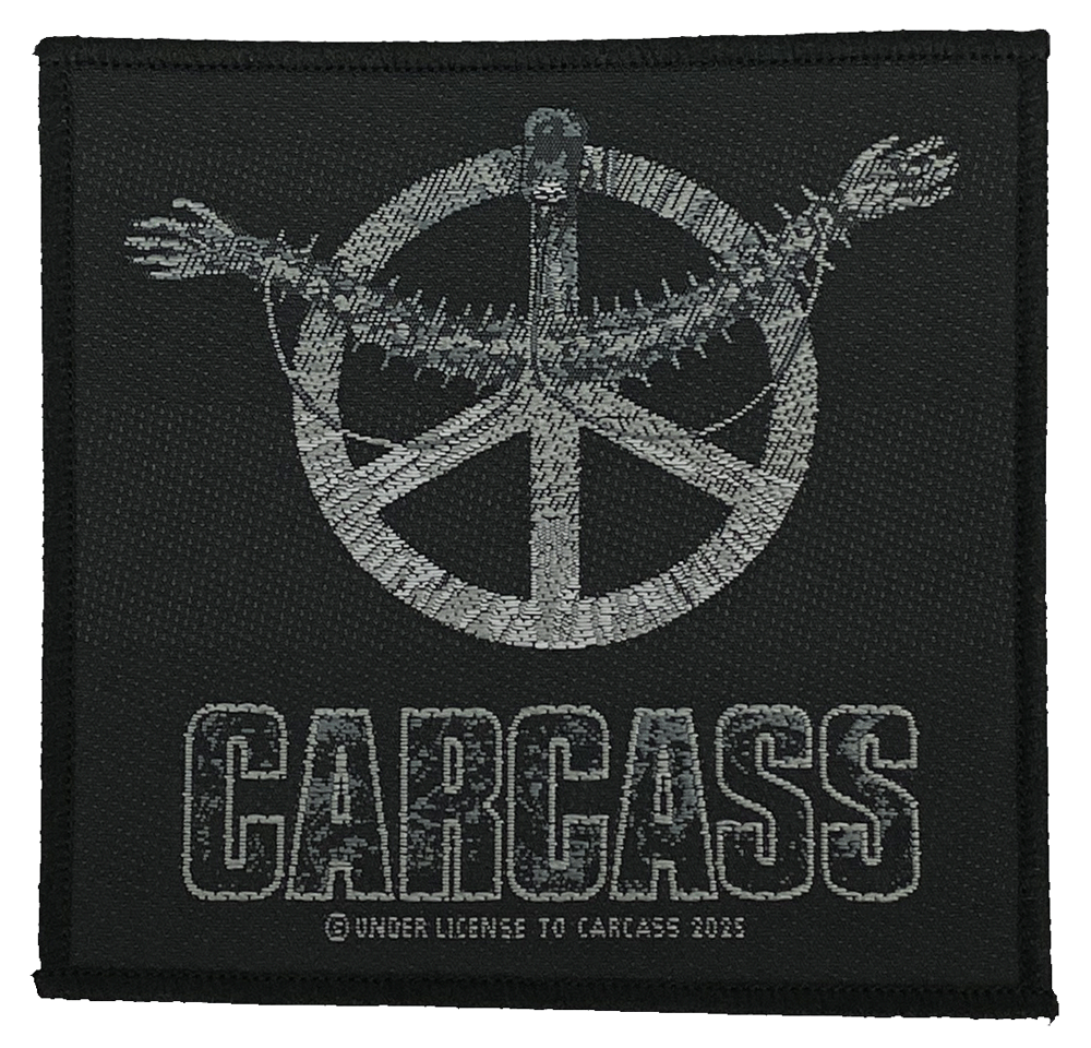 カーカス・CARCASS・HARTWORK・糊なし・刺繍ワッペン・パッチ・ワッペン