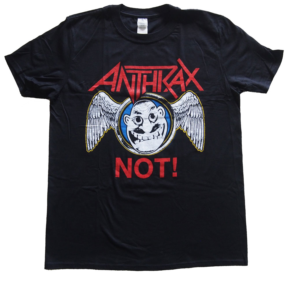 アンスラックス・ANTHRAX・NOT WINGS・Tシャツ・ バンドTシャツ