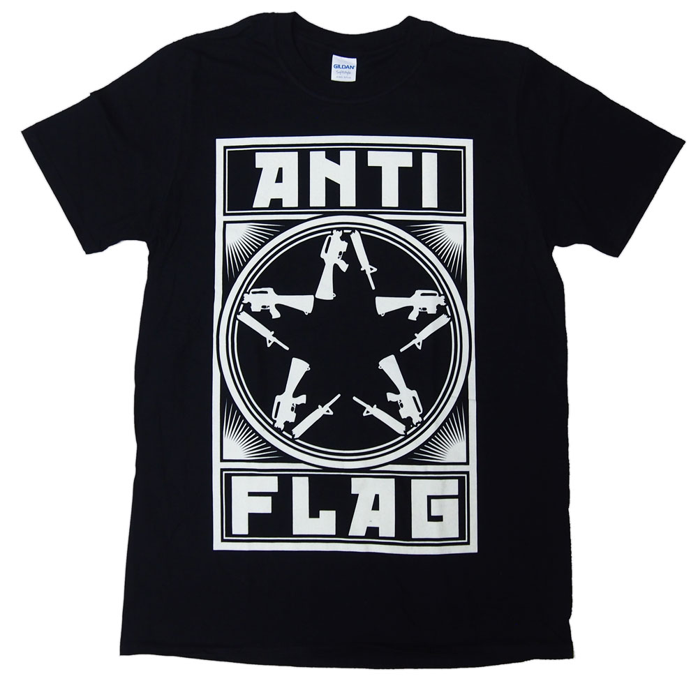 アンタイフラッグ・ANTI FLAG・NEW GUN STAR・Tシャツ・ロックTシャツ
