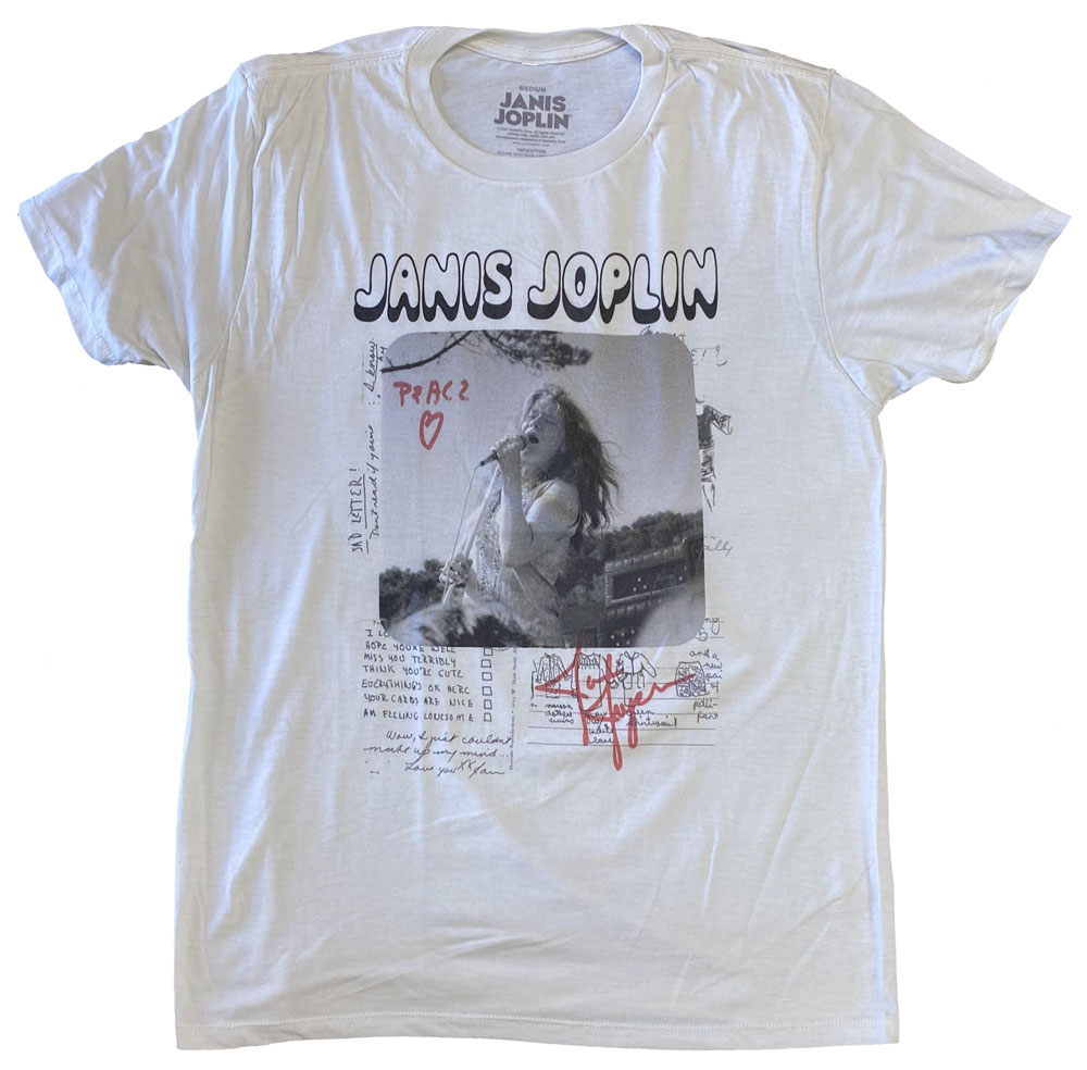 ジャニス ジョプリン・JANIS JOPLIN・PEACE・Tシャツ・ロックTシャツ