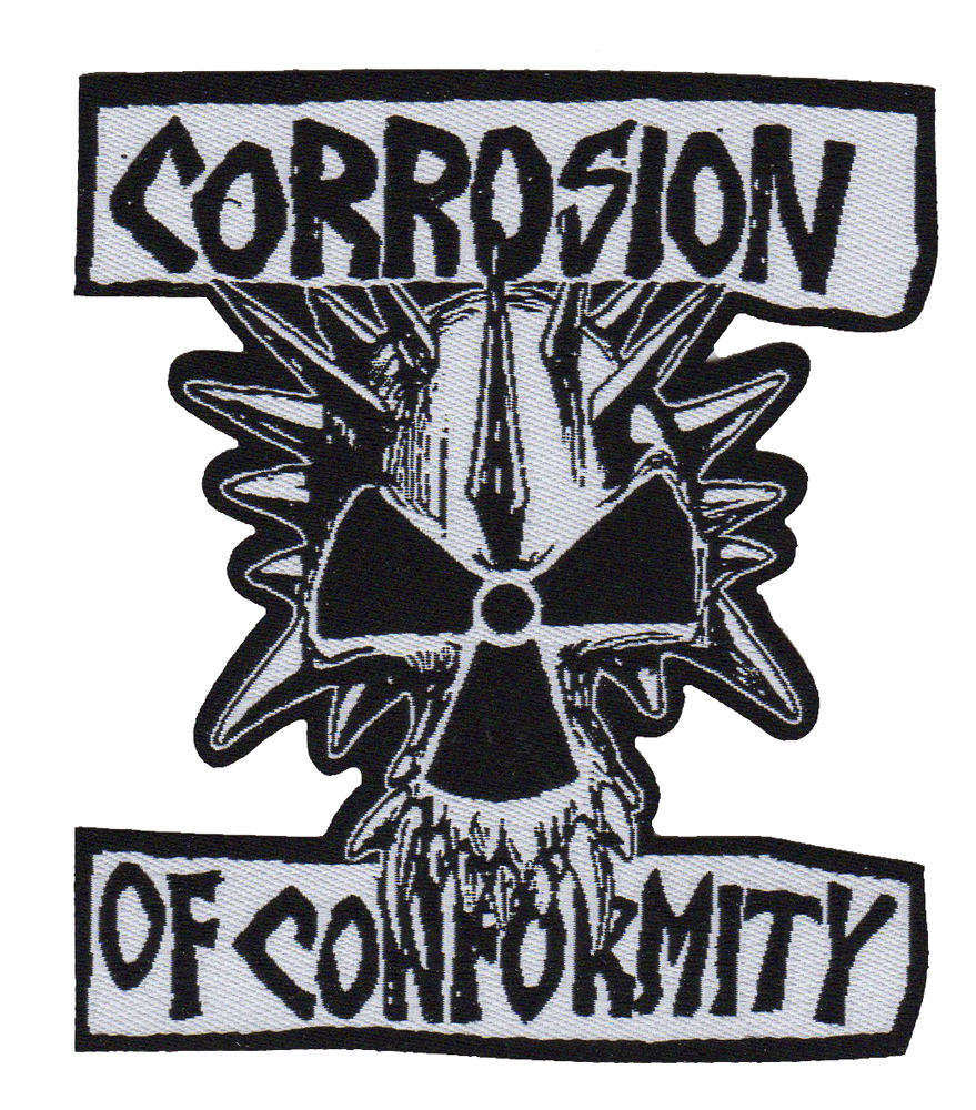 CORROSION OF CONFORMITY・COC・コロージョン オブ コンフォーミティ・SKULL LOGO・詩集パッチ・ワッペン
