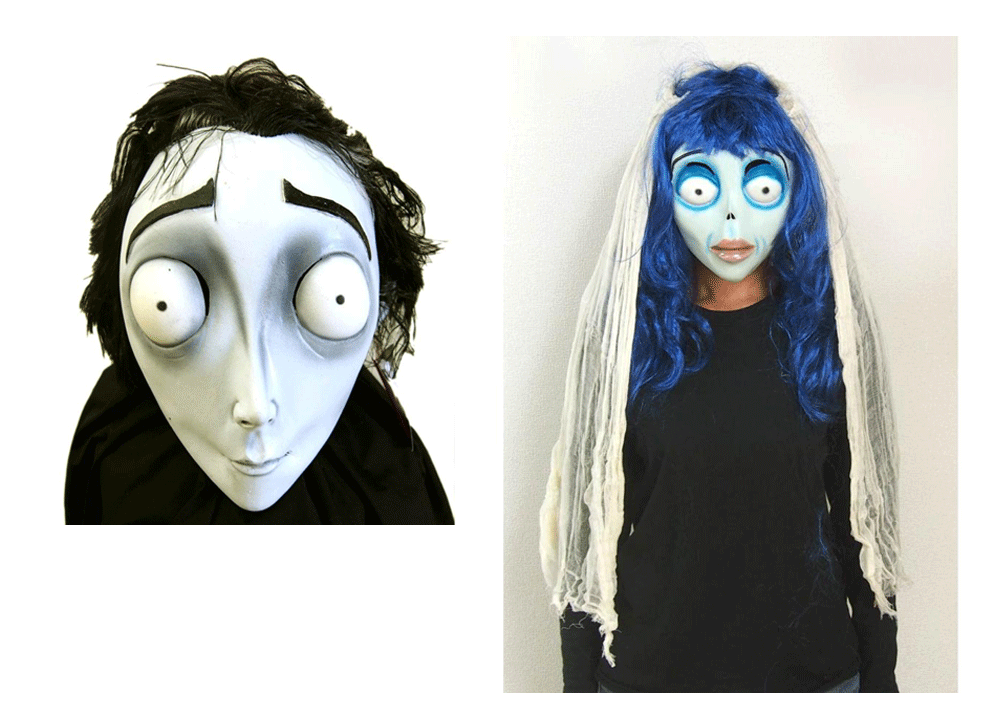 TIM BURTON'SCORPSE BRIDEץ ֥饤 EMILY MASKߥ꡼VICTOR MASK ĥåȡƥåޥ եޥ