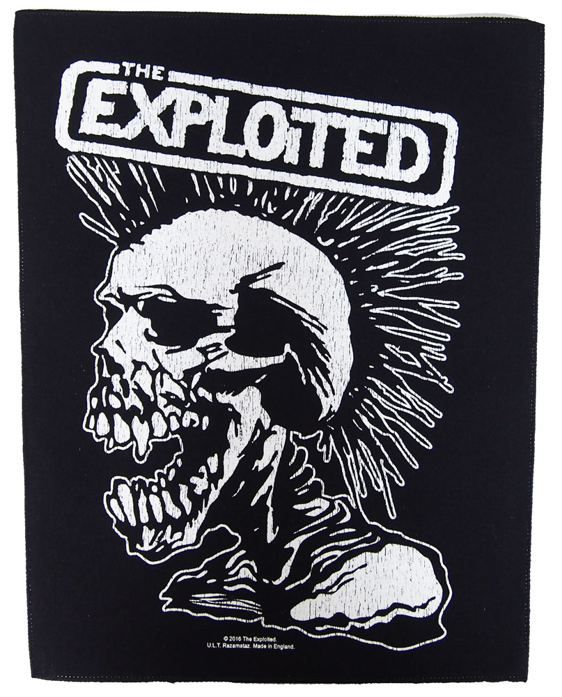 ץƥåɡEXPLOITED THEVINTAGE SKULLBACKPATCH ̵ Хåѥå ե åڥ
