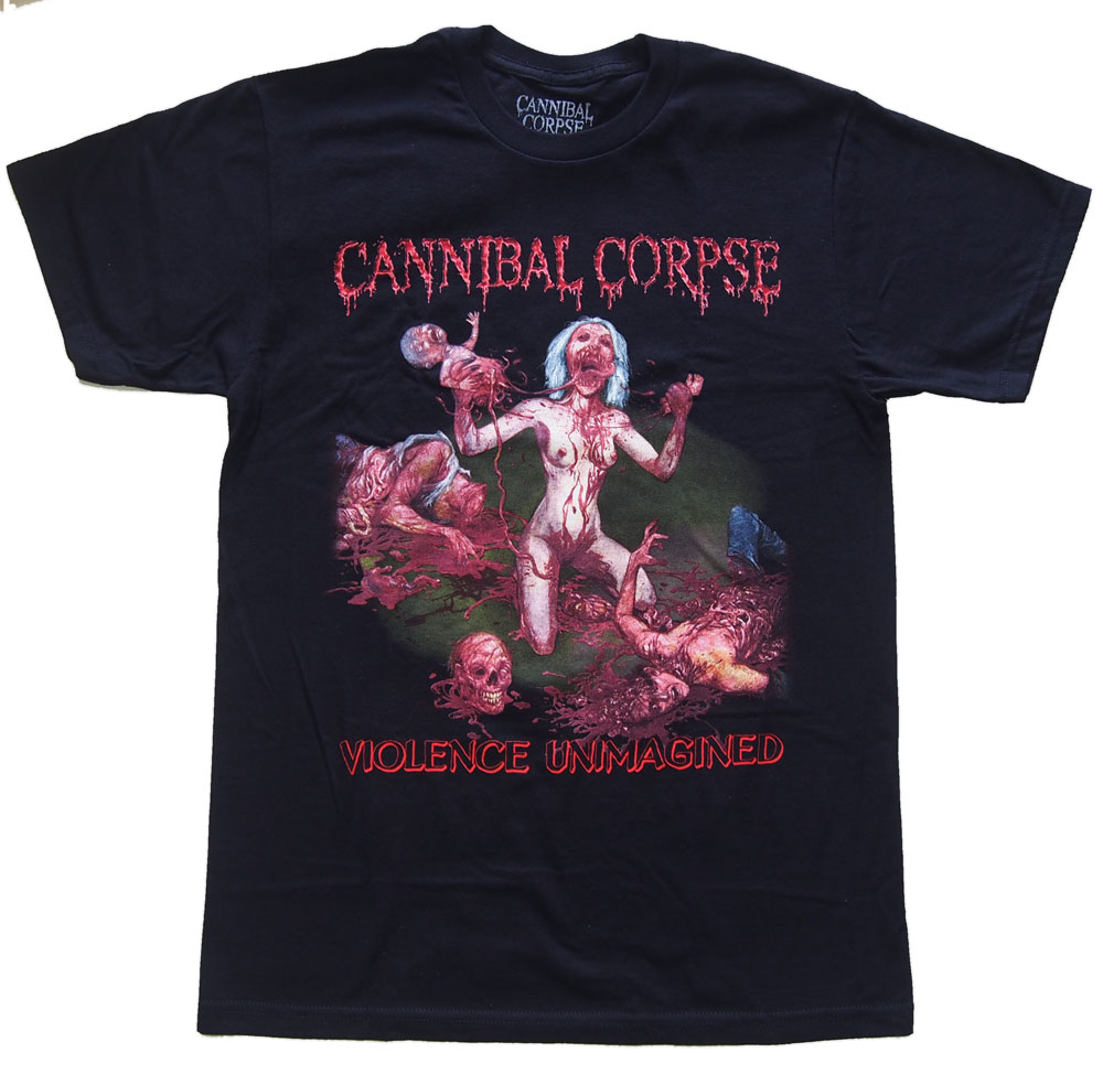カンニバル コープス・CANNIBAL CORPSE・VIOLENCE UNIMAGINED UNCENSORED・USA版・Tシャツ・バンドTシャツ