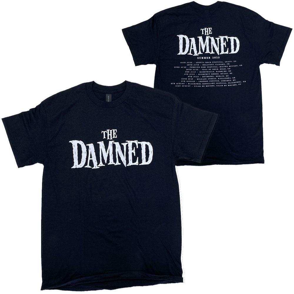 ����ɡ�DAMNED��LOGO��EU TOUR 2025��T����ġ����å�T�����
