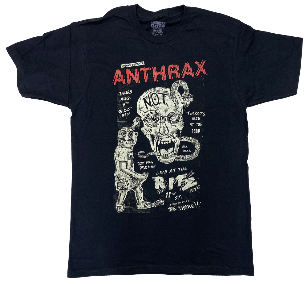���󥹥�å�����ANTHRAX��LIVE AT RITZ��T����ġ��᥿��T����ġ����ե������ �Х��T�����