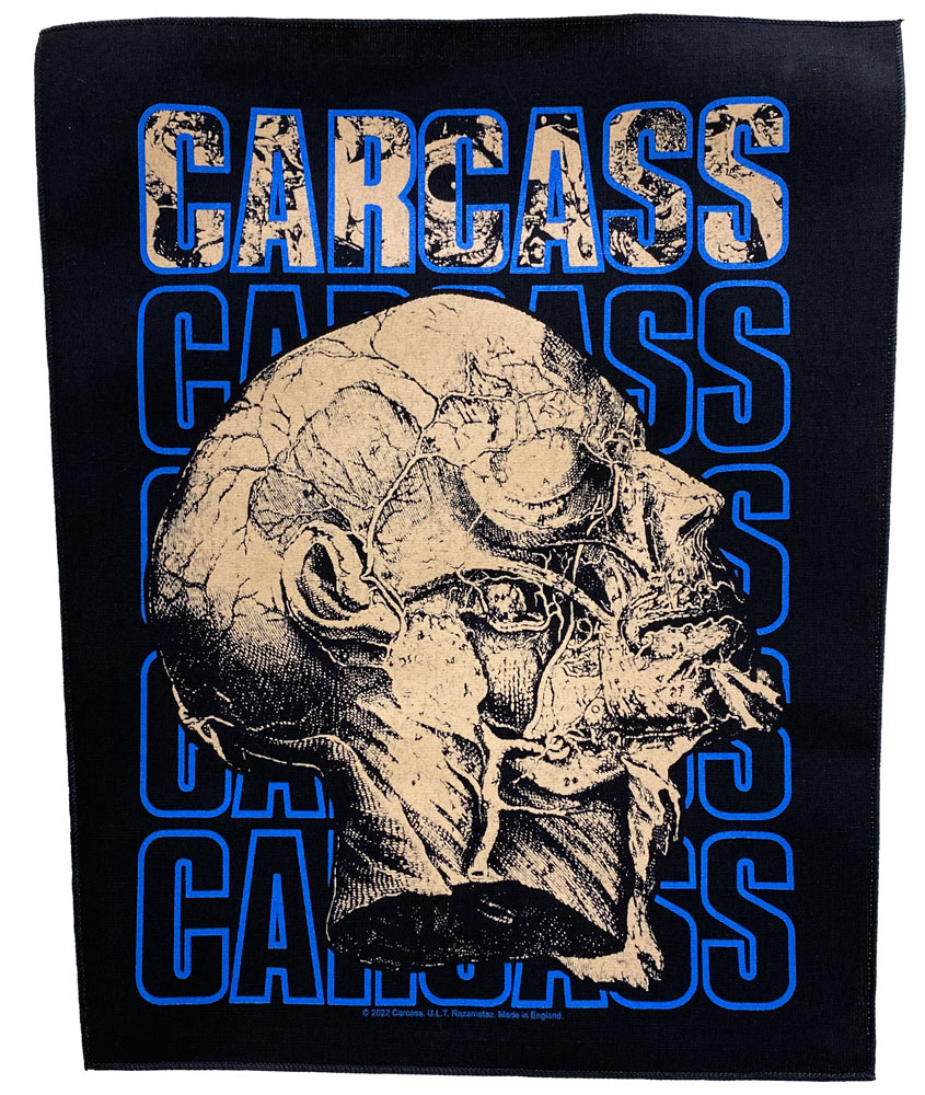 カーカス・CARCASS・NECRO HEAD・バックパッチ・ワッペン・パッチ