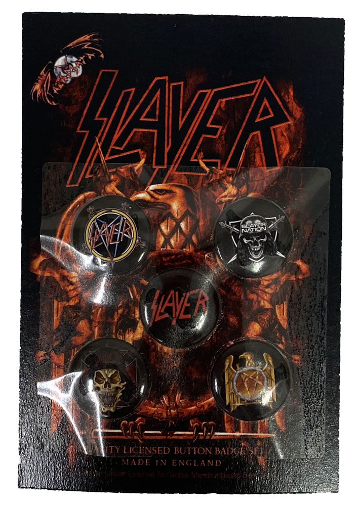 SLAYER쥤䡼EAGLEBUTTON BADGE SETХḁ̊Хåå(5)