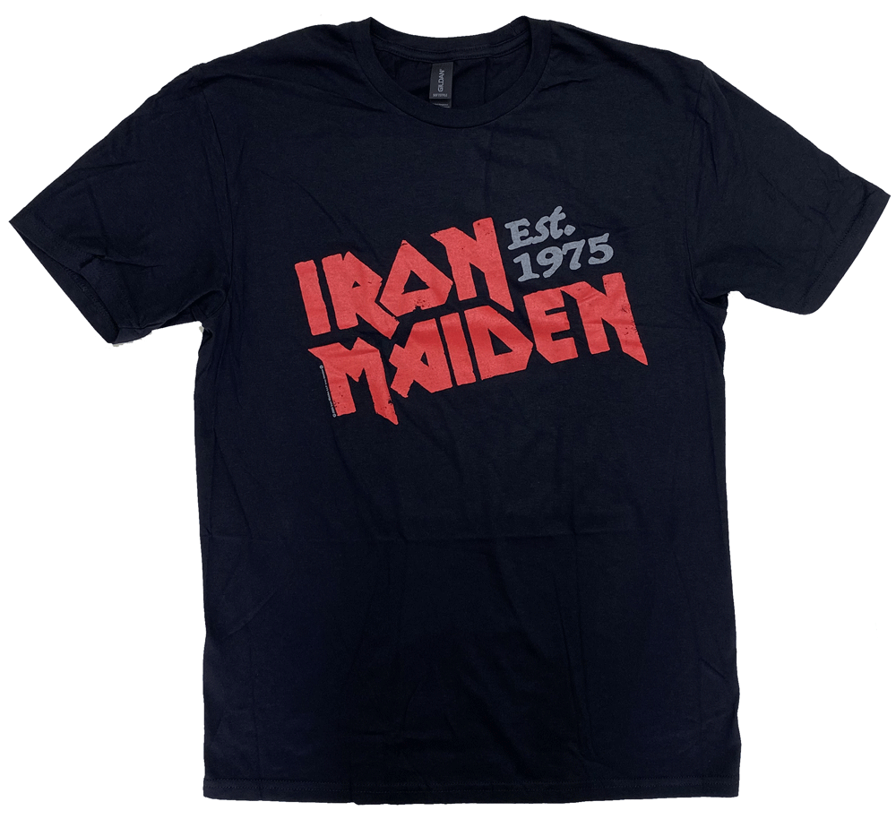  ᥤǥIRON MAIDENEAST.1975 SLANTED LOGOTġ᥿T[L]