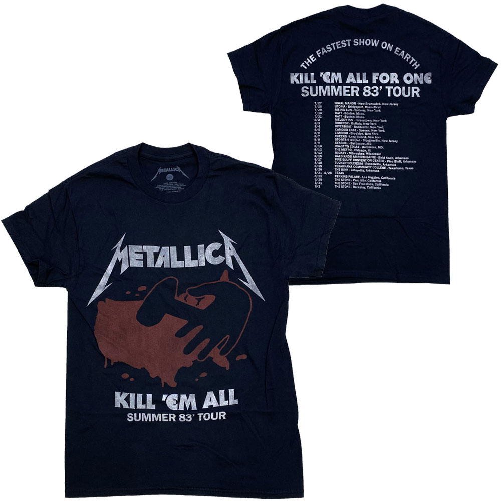 ᥿ꥫMETALLICAKILL THEM ALL TOUR 1983U.S.A.ǡTġåT