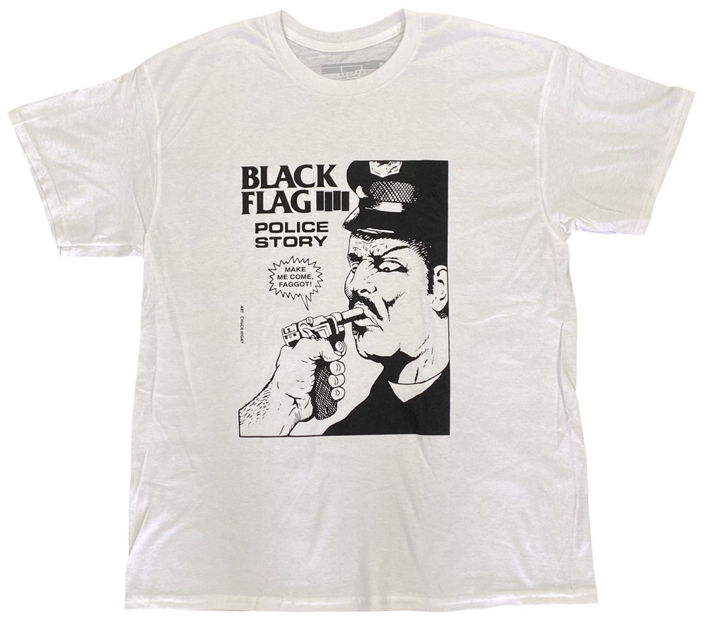 BLACK FLAG】POLICE STORY Tシャツ ブラックフラッグ