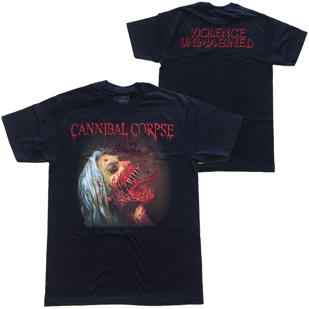 カンニバル コープス・CANNIBAL CORPSE・VIOLENCE UNIMAGINED FACE・USA版・Tシャツ・バンドTシャツ