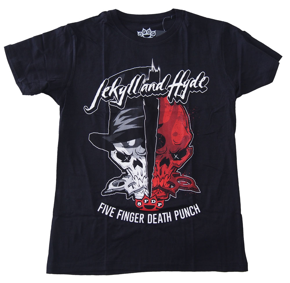 ファイブ フィンガー デス パンチ・FIVE FINGER DEATH PUNCH・ JEKYLL & HYDE Tシャツ・バンドTシャツ