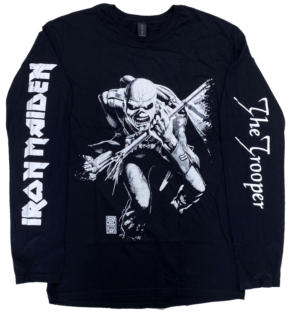 ᥤǥIRON MAIDEN50 TROOPER ISOLATED󥰥꡼֡ĹµTġ᥿T[XL]
