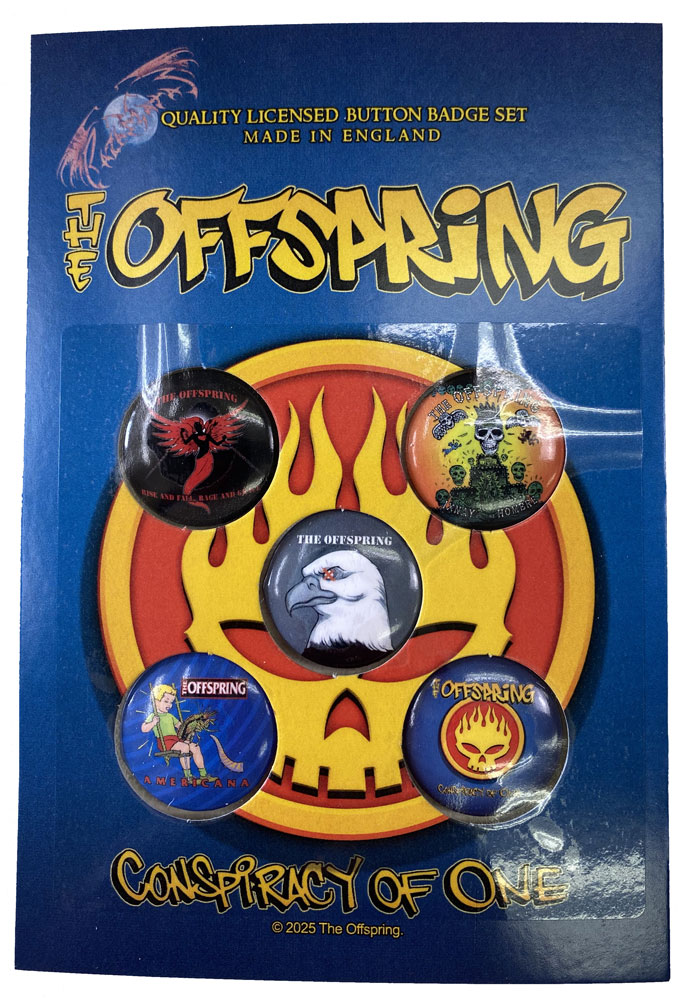 եץ󥰡THE OFFSPRINGCONSPIRACY OF ONEBADGE SET̥Хåå(5)