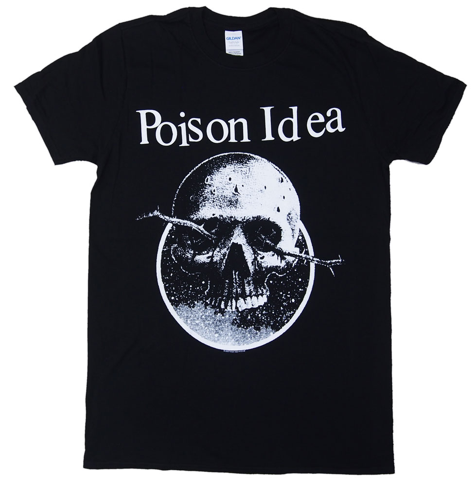 POISON IDEA・ポイズンアイディア・SKULL LOGO・Tシャツ・ロックTシャツ