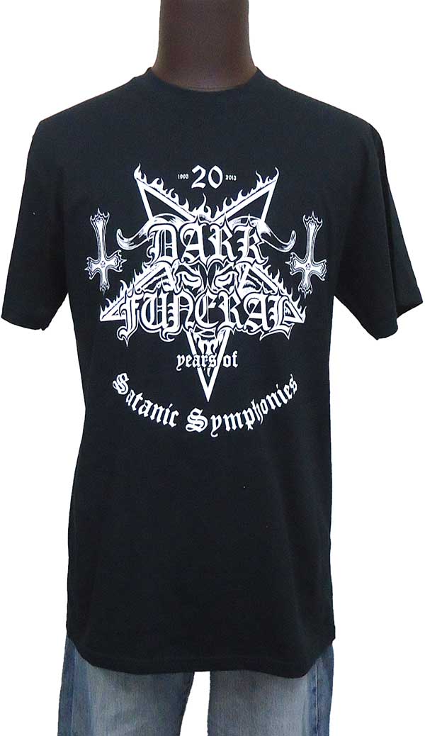 【DARK FUNERAL】20 YEARS OF SATANIC SYMPHONIES バンドTシャツ
