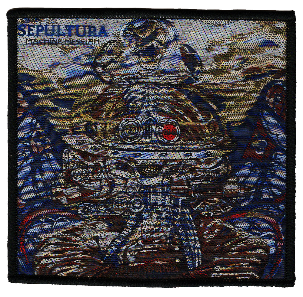 SEPULTURA・セパルトゥラ・MACHINE MESSIAH・刺繍パッチ・ワッペン