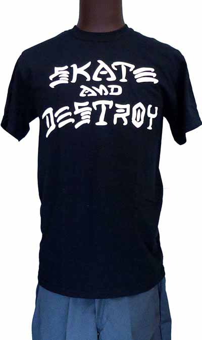 THRASHERSKATE & DESTROY TġTHRASHERSKATE & DESTROY T