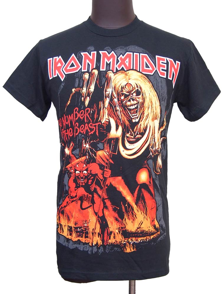 アイアンメイデン☆ IRON MAIDEN☆バンドTシャツ☆ロックTシャツ - T