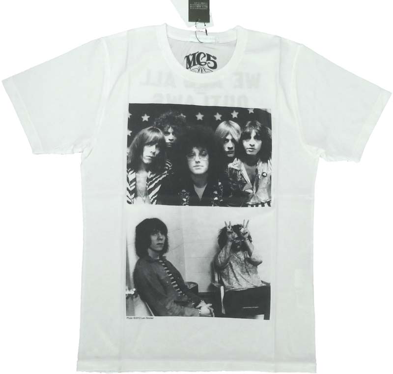 【HYSTERIC GLAMOUR】MC5 OUTLAWS Tシャツ クリーム THEE HYSTERIC XXX 正規品