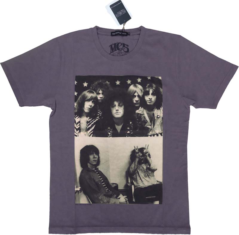 【HYSTERIC GLAMOUR】MC5 OUTLAWS SサイズTシャツ パープルTHEE HYSTERIC XXX 正規品