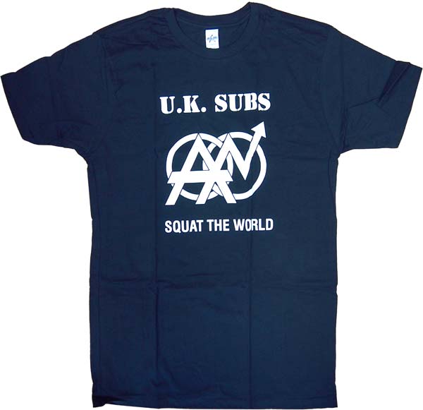 【UK SUBS】SQUAT THE WORLD バンドTシャツ UKサブス